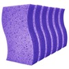 S-Shaped 6 Pack Non-Scratch Cellulose Scrub Sponge, Cellulose Sponges, Heavy