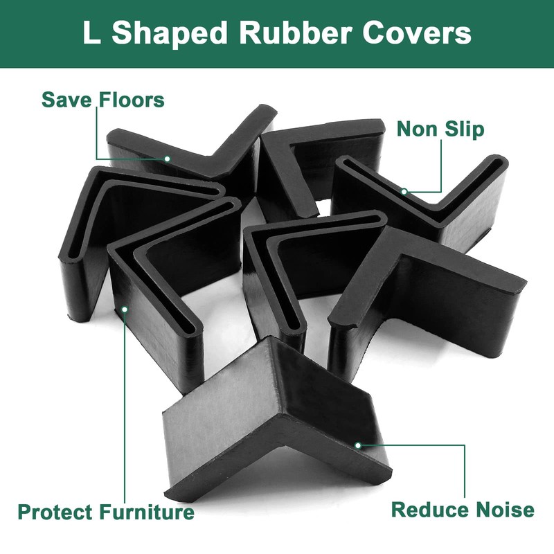 Bivethoi 20 PCS 2 Inch / 50mm Rubber Caps Angle