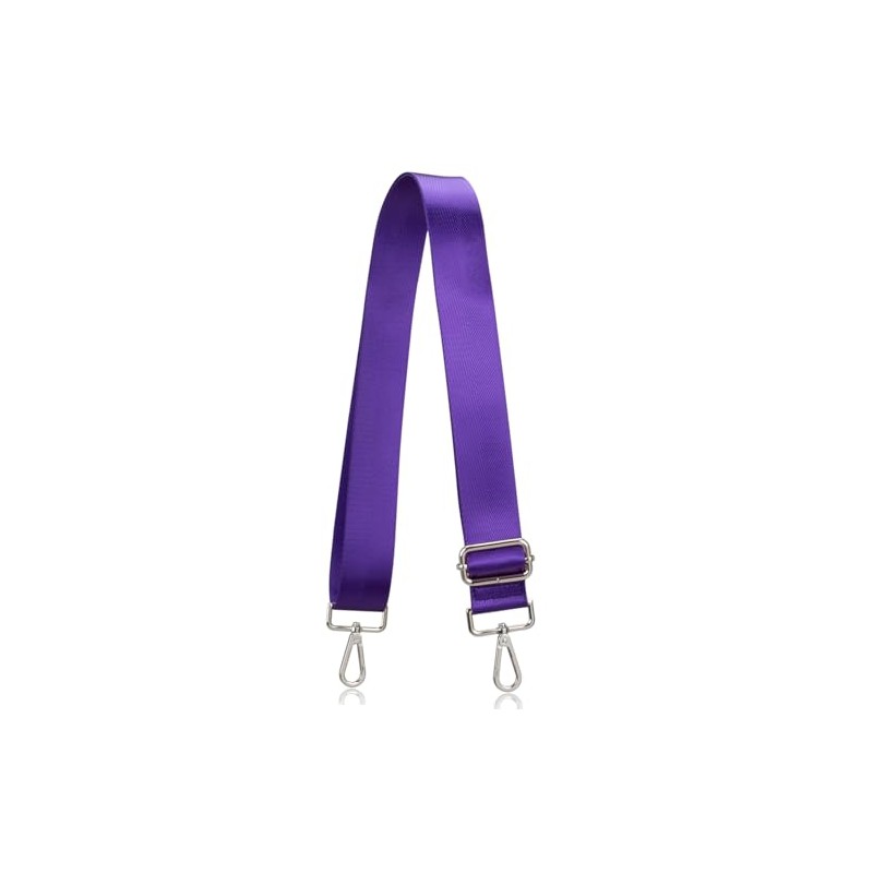 Allzedream Shoulder Bag Replacement Strap Wide Adjustable Strap, Dark Purple,