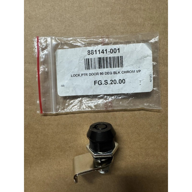 WAYNE 881141-001 PRINTER DOOR LOCK 90 DEGREE BLACK… NEW