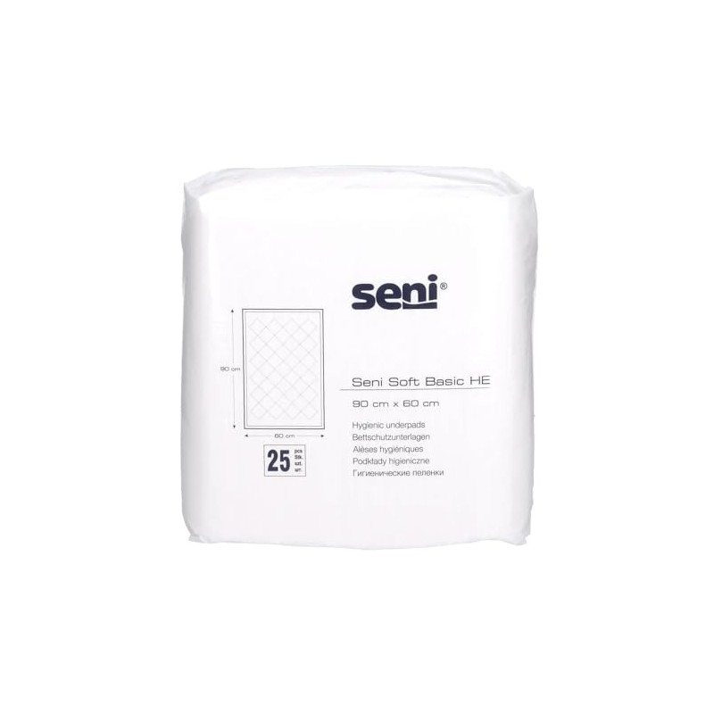Seni Soft Basic HE Bed Protector Pads 60 x 90