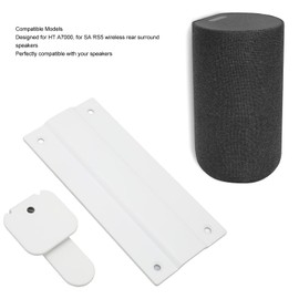 ASHATA Speaker Wall Mounts for SARS5 HTA7000, Concealed Metal Mounting Bracket for Rear Surround Sound Speakers, Save Space, White