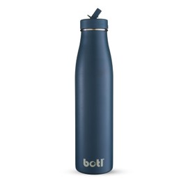 BOTL Evolution Stainless Steel, BPA/BPS Free, Insulated and Leakproof Straw Lid Water Bottle, 800ml Hot and Cold Drinks - (Slate)
