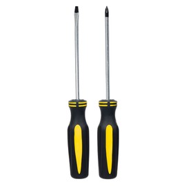 Invero Set of 2 Long Reach Screwdriver Set - Ideal for General Use and Hard to Reach Places