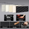 GEEYONTEK Premium Leather Car Seat Covers Full Set,Universal Fit for