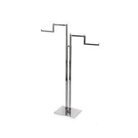 CompleteShopfittings PROFESSIONAL HEAVY DUTY CLOTHING RETAIL DISPLAY STANDS GARMENT DRESS SHOP RAILS (N- 2 WAY STEP ARMS)