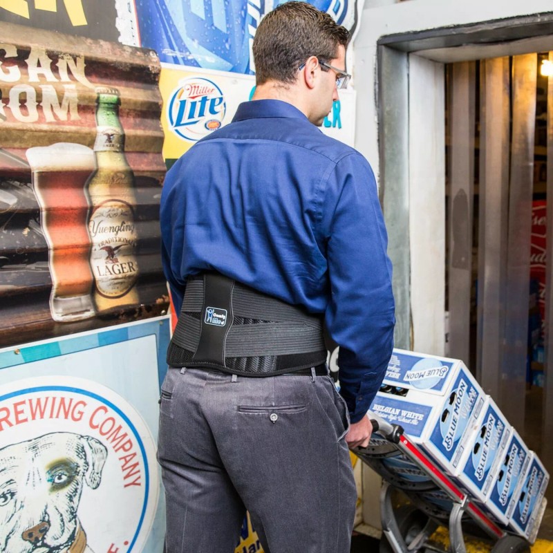 ComfyMed® Premium Quality Back Brace CM-102M (LGE 38"-50") Removable Lumbar