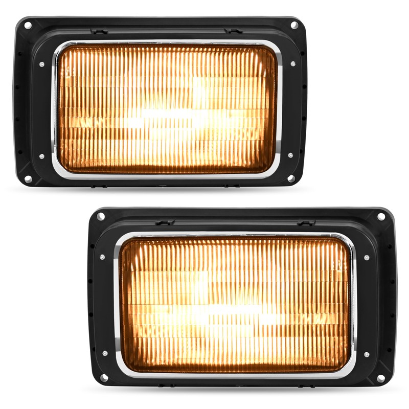 HECASA Headlight Compatible with 1990-2017 Mack CH613 SFA Hood Truck
