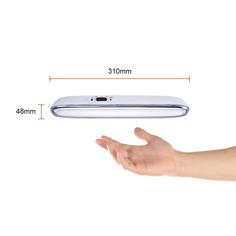 Tecnolite - Lámpara LED de Emergencia Portátil, Recargable, Luz de