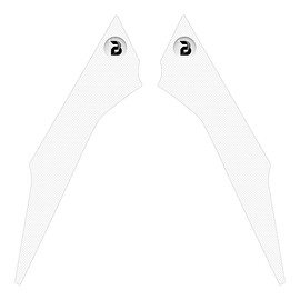 BLOQ Motorcycle Tank Grips compatible with TRIUMPH TIGER 900 RALLY (2020-) PREMIUM - CLEAR