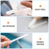 5 Pack 12mm 0.47" White Label Maker Tape Replacement for
