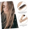 Baluue 2pcs Shaped Hair Straightening Brush Multipurpose Hair Tool for