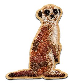 Meerkat Animal Iron-on Patch Applique Patch Applique Patch Patch Iron On Patch Size 2.3" x 2"