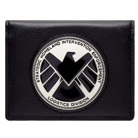 AVENGERS Agents of Shield Phil Coulson Badge Wallet Bi-Fold ID & Card Holder, Black