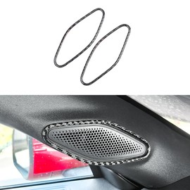 YG Culture Carbon Fiber A-Pillar Speaker Cover Trim for Mustang 2024