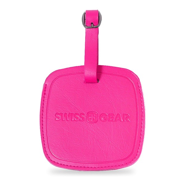 Swiss Gear Jumbo Pink Luggage Tag - Designed Extra-large To Be Easily Spotted on Luggage Carousels