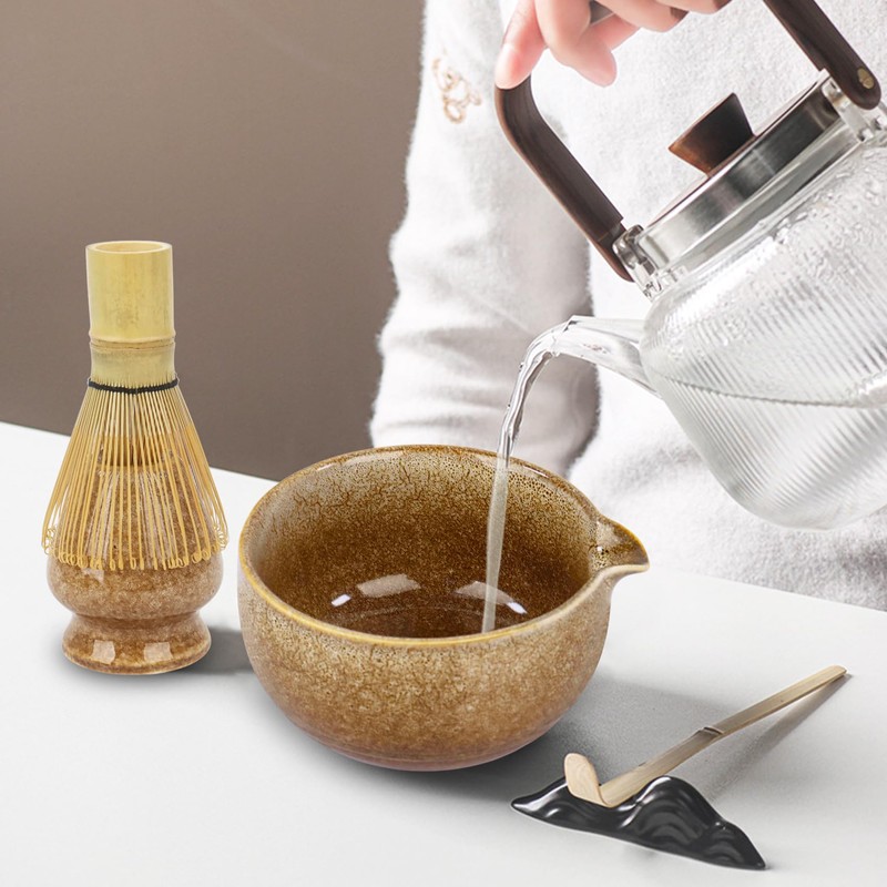 Matcha Set-Set of 7 Matcha Kit for Ceremony Matcha Whisk