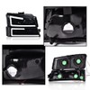 CHEDA Headlights Assembly, Compatible with 2003-2007 Chevy Silverado Avalanche, Smoky