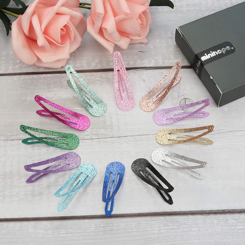 minihope snap hair clips for women, .snap clips for grils,Surface