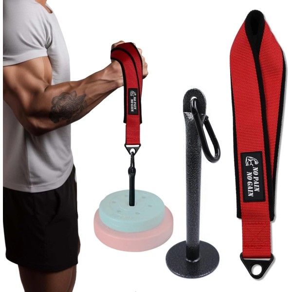Branded Arm Wrestling Training Strap Belt Hand Grip Arm Finger