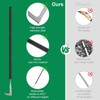 49.2” Long Handle Crack Weeder, 3 Adjustable Length Crevice Weeding