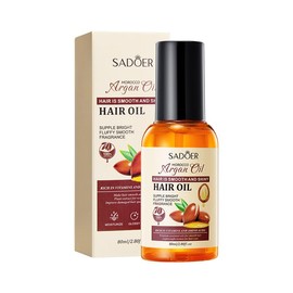  Generic SADOER Nut Oil Hair Care Oil 80ml Smoothing and frizz Conditioner,Improve drying,moisturize hair,care for hair, Black