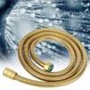 VIFERR Shower Hose G1/2 Inch Stainless Steel Shower Pipe Gold
