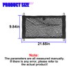 Craedli 2PCS Small Cargo Net, Elastic Stretchable Mesh Net Pocket