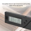 AUHX Humidor Humidity Meter, Cigar Digital Hygrometer Simple Convenient Safe