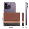 BOTANNER Mens Genuine Leather Bifold Wallet | RFID Blocking, 8