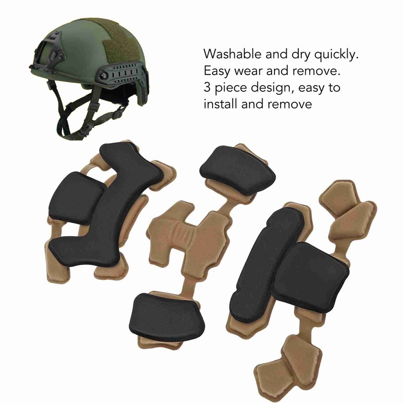 Helmet Dial Suspension System Chin Strap Helmet Padding Kit for