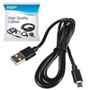 HQRP USB to Micro USB Charging Cable Compatible with Motorola