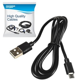 HQRP USB to Micro USB Charging Cable Compatible with Motorola S11-Flex HD Wireless Stereo Bluetooth Headset, SHARKK Portable Bluetooth 4.0 Mini Speaker