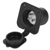 2 Pole 3 Wire Flange Power Inlet Straight Blade Receptacle
