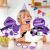 Purple and Black Retirement Decorations - 24PCS Retirement Photo Booth