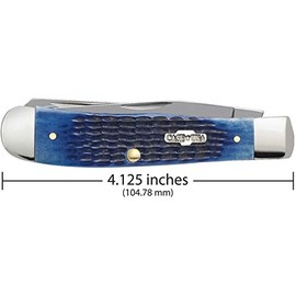 Case WR XX - Cuchillo de Bolsillo Azul Marino tramposador de Huesos, artículo #2800 - (6254 SS) - Longitud Cerrada: 4 1/8 Pulgadas