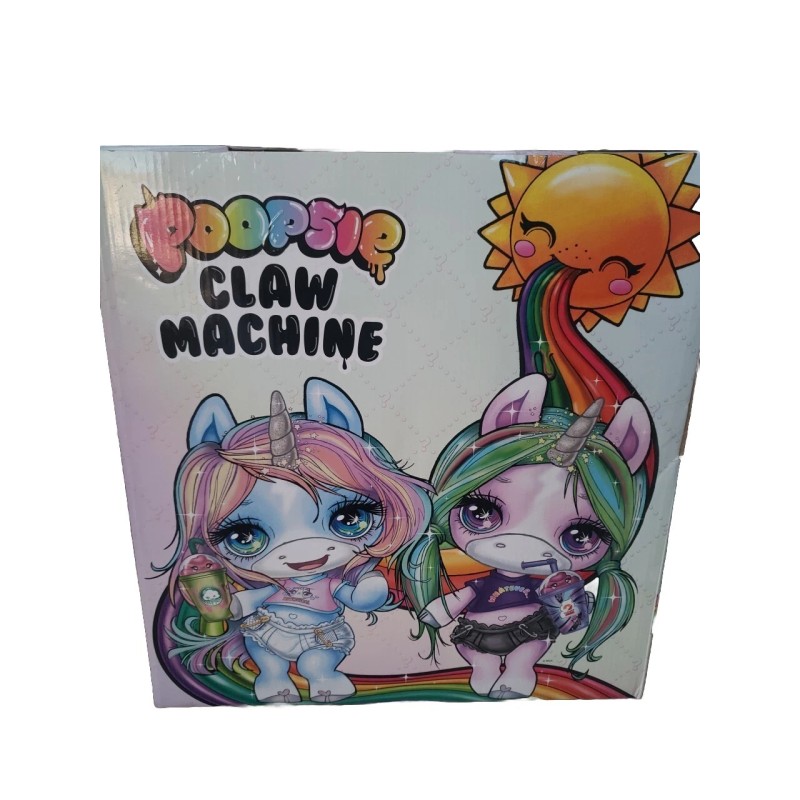 MGA Entertainment Poopsie Real Working Claw Machine 4 Slimes &