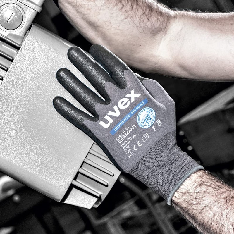 uvex Phynomic Allround Lightweight Work Gloves for Men Size 10