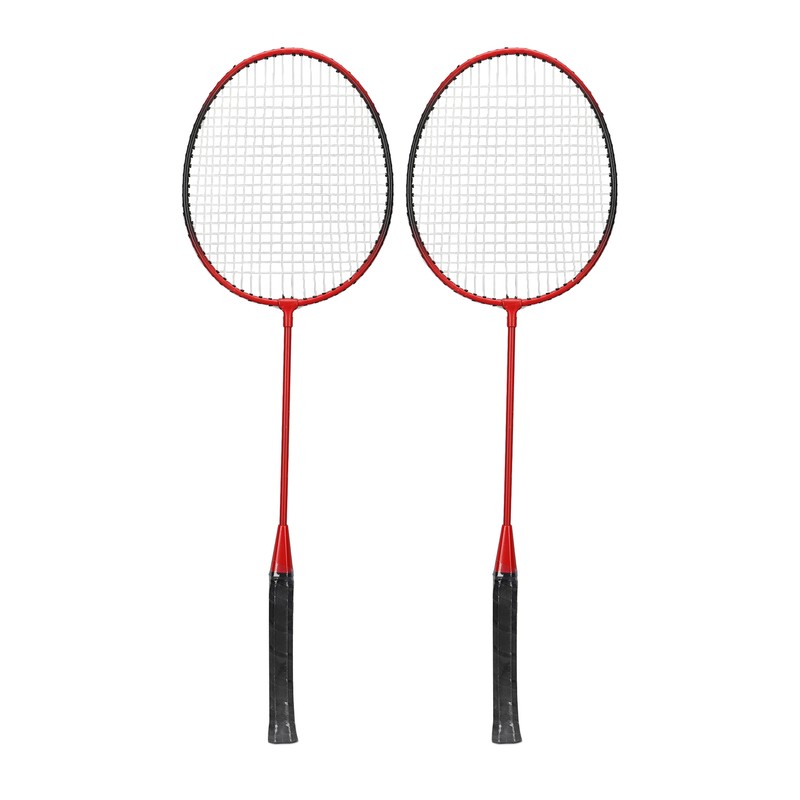 LEIJIAER Badminton Racket Offensive Iron Alloy Lightweight Comfortable Grip Sports