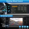 Leadfan Double Din Car Stereo Radio Support Apple Carplay&Android Auto,