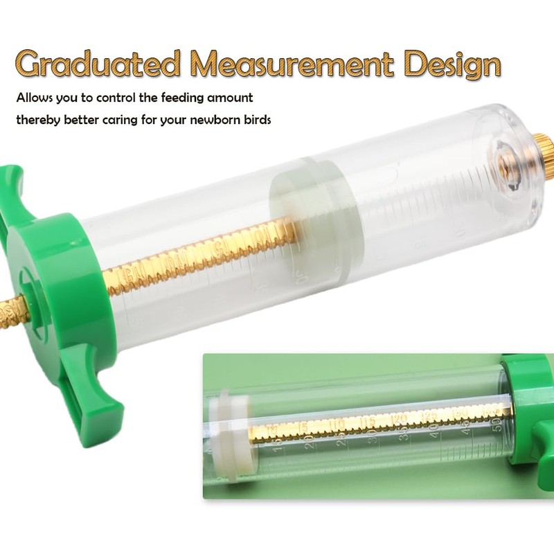 1 Set Small Bird Feeding Syringe Hand Feeding Tubes Kit