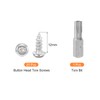 QUARKZMAN M6 x 12mm Torx Pan Head Security Sheet Screws