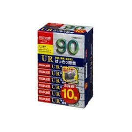 Maxell Audio Tape, Normal/Type 1, 90 Minutes Recording Time, 10 Pack of Ur – 90l, 10P (N)