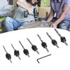 8pcs/set Countersink Drill Bit Countersink Bit Screw Set High Speed