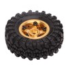 1 Inch RC Tires Brass Wheel Hub Rubber RC Car