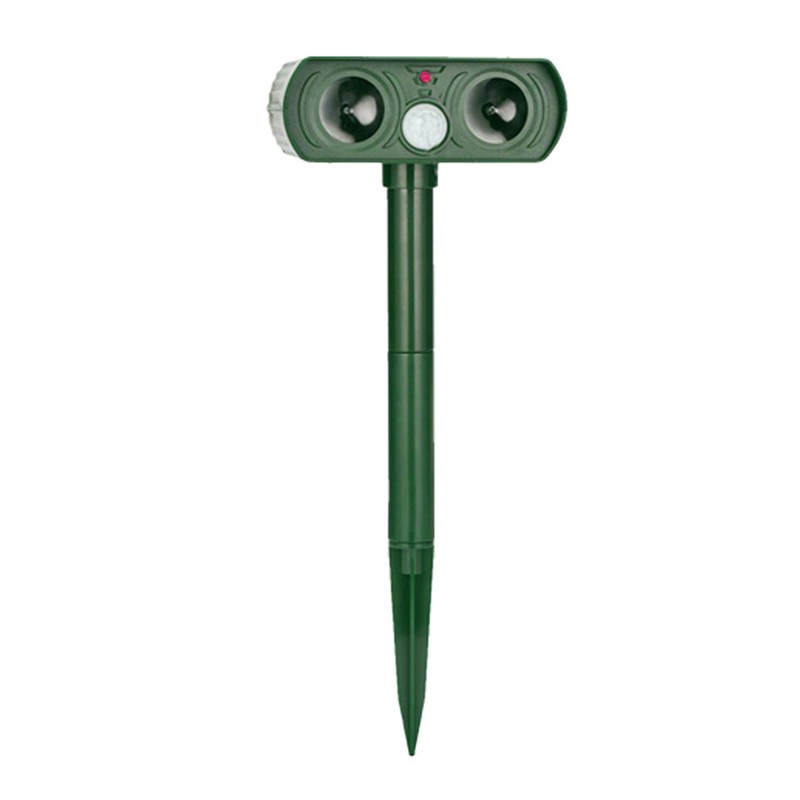 WH-510 Solar-Powered Animals Repeller Ultrasonic-Wave Dog Cat Rechargeable Repellent for