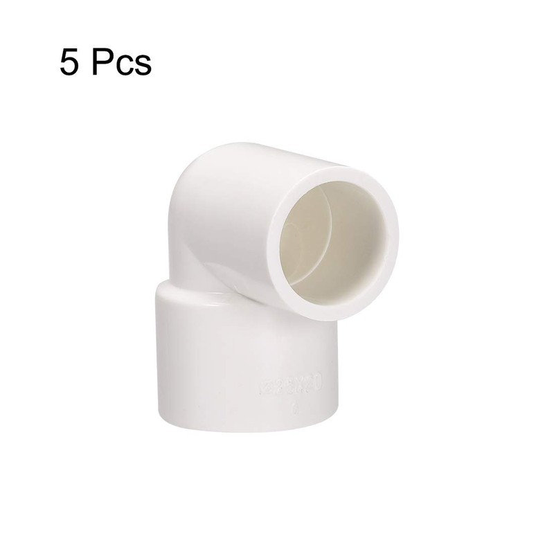 sourcing map PVC Pipe Fitting 90 Degree Elbow Schedule 40