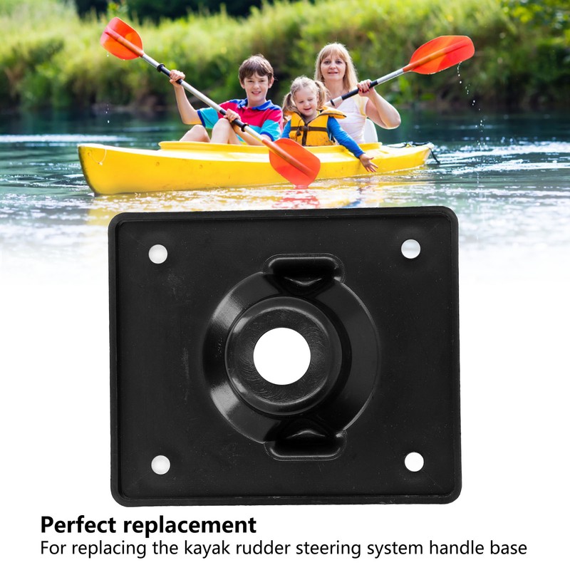 Rudder Steering Control Handle Base PVC Lightweight Boat Rudder Control