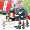Zonon 4 Set Firefighter Helmet Accessories Include 4 Spikes 4