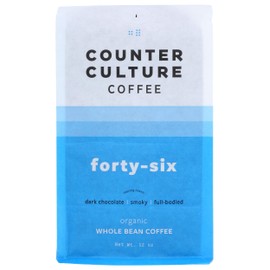 COUNTER CULTURE COFFEE dark roast Whole Bean Organic Number 46 12Ozcoffee, 12 OZ